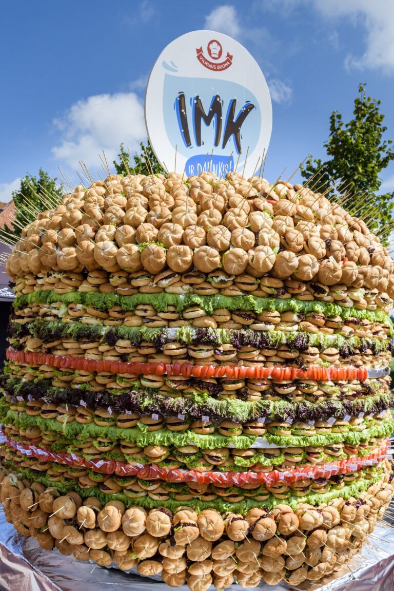 Daugiausia mėsainių