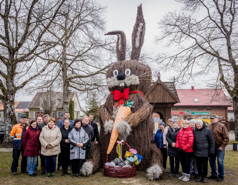 Didžiausia zuikio skulptūra